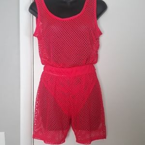HOTT PINK 🥰Mesh set
